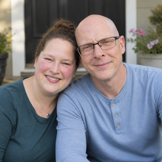 Adoptive Family - Natalie & David