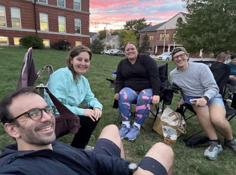 Trivia at the Library with Friends