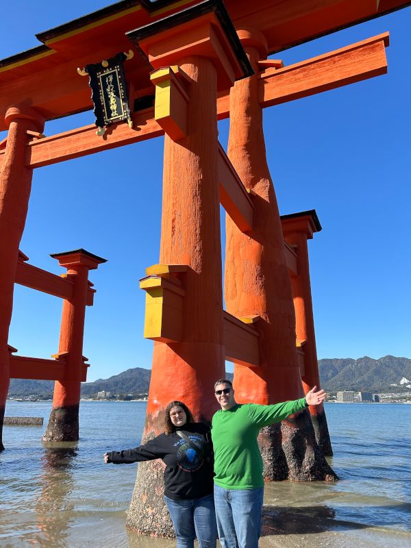 At the Floating Torii Gate