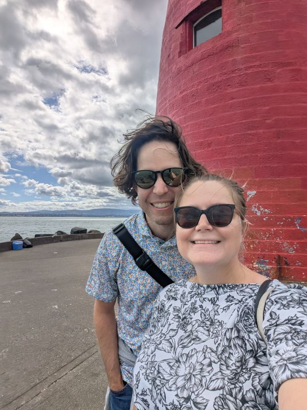 At a Lighthouse in Ireland