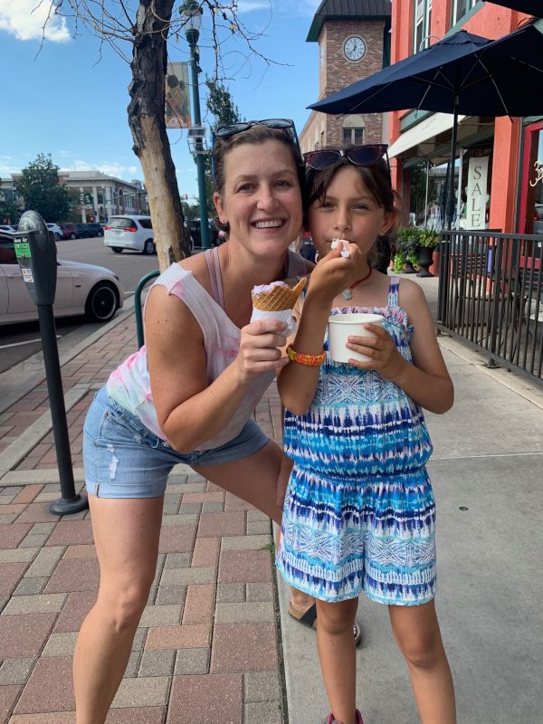 Ice Cream Break with their Niece