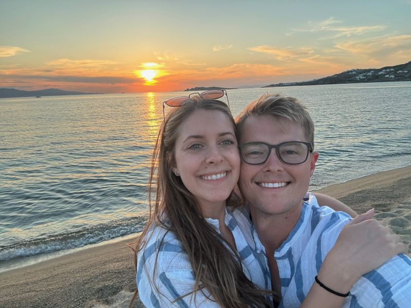 Sunset in Greece