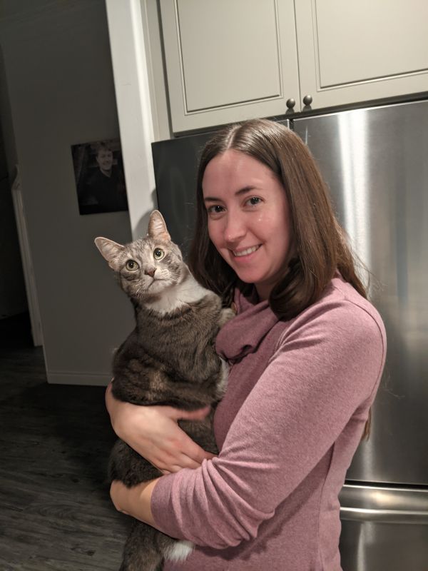 Ruth and Our Cat