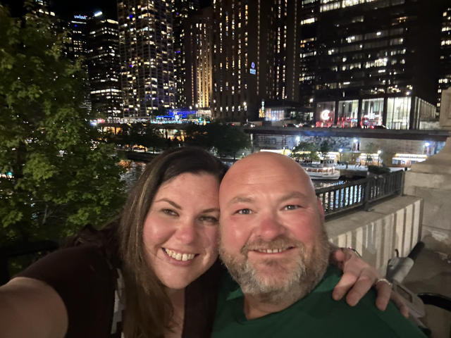 Enjoying a Great Rooftop View of NYC