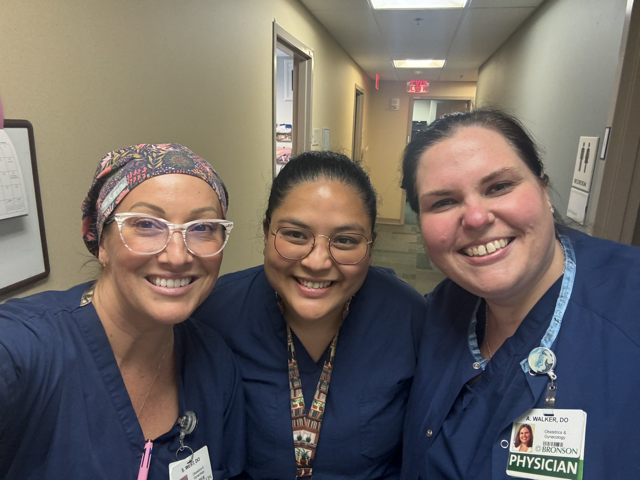 Amanda and her Colleagues at Work