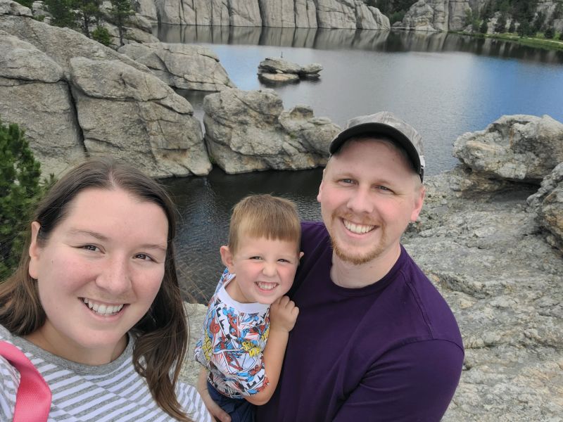 Hiking in the Black Hills as a Family