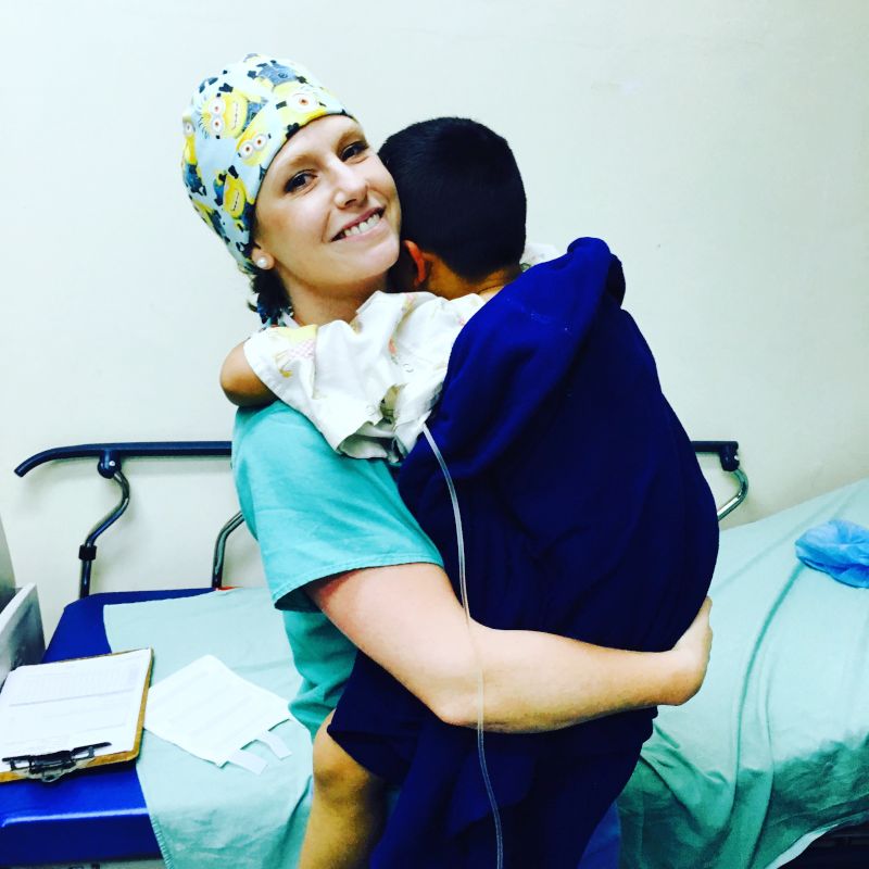 LeeAnn on a Nursing Mission Trip 