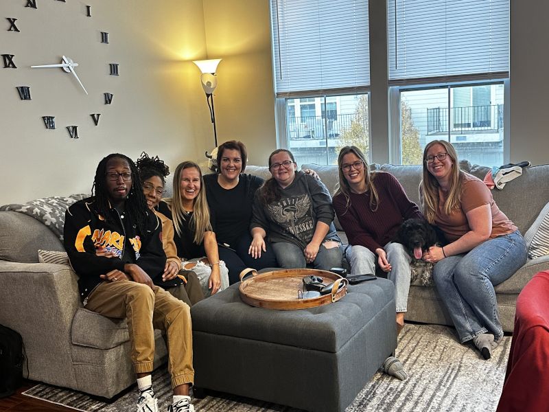 Lindsey with Her Coworkers