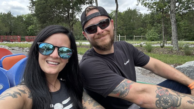 Riding the Train at Local Farm By Our House