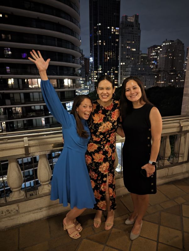 Abby's Graduation from Residency with Her Sisters