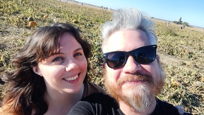 At the Pumpkin Patch Together