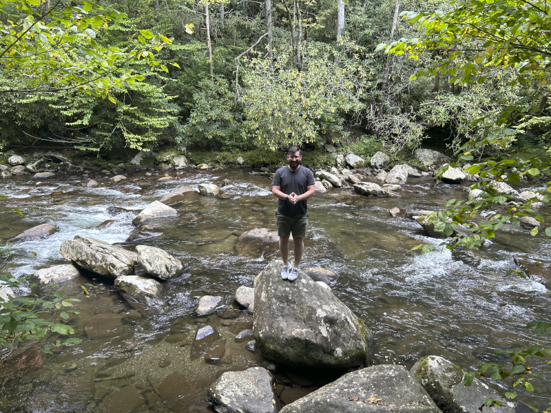 Kevin in Great Smoky Mountains National Park