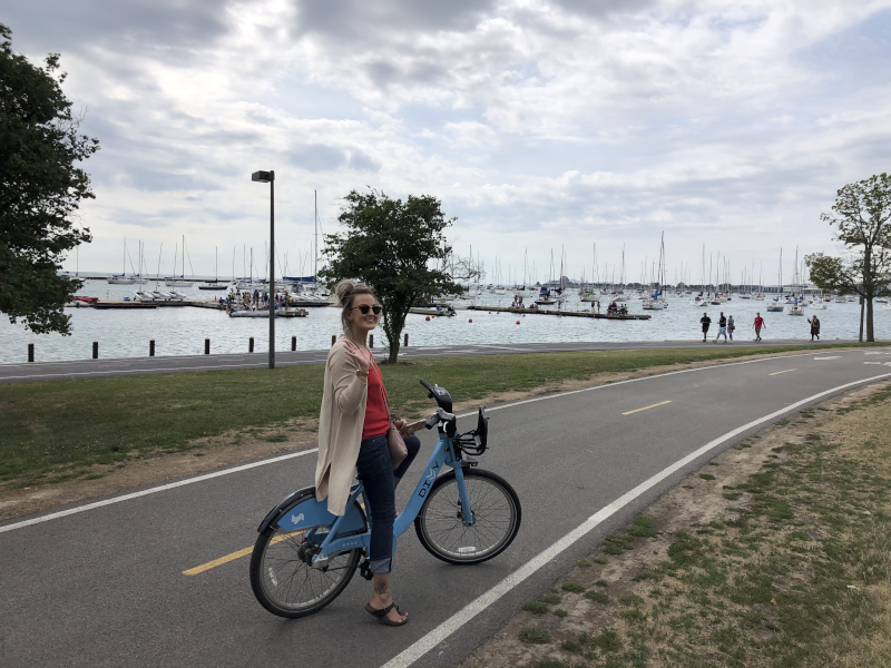 Riding Bikes Through Chicago
