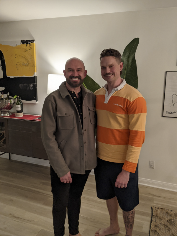 Smiling Together in Our Living Room