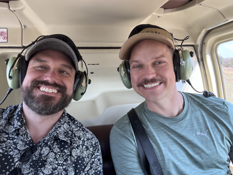 Taking a Helicopter Ride Over Victoria Falls