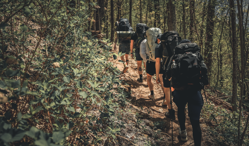 Hiking with Friends