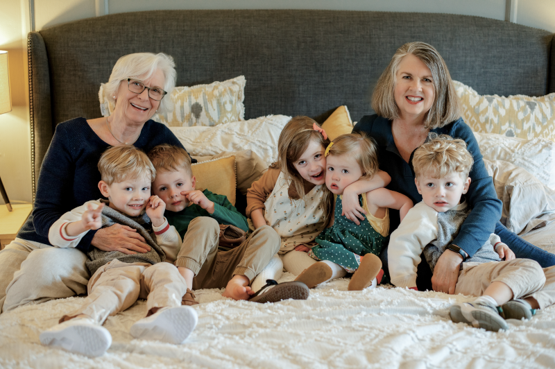 Our Moms Spending Time with Their Grandchildren