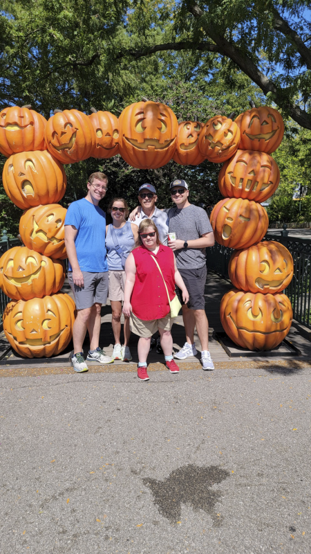 With Kyle's Family Taking a Pic Right Before Boo at the Zoo